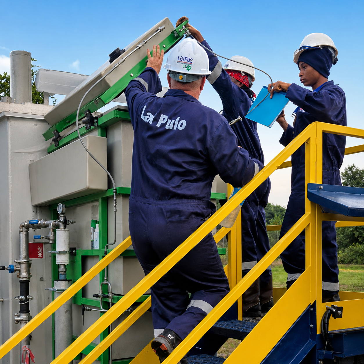 Produced-water treatment pilot system under field validation