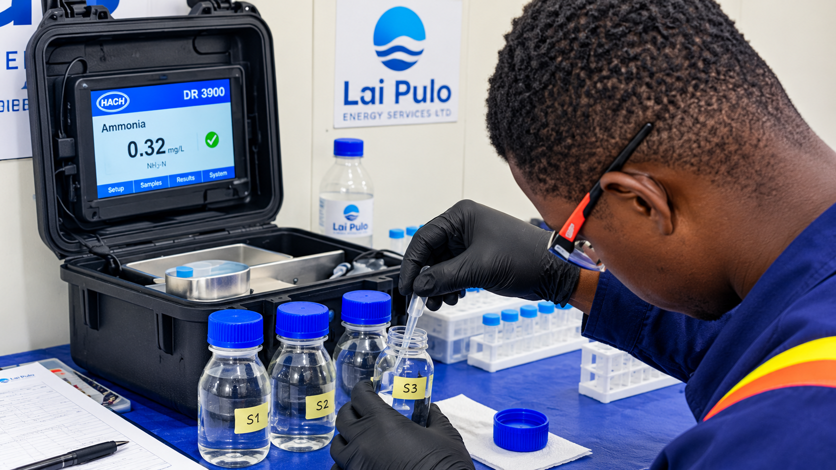 Field monitoring and produced water sampling during treatment